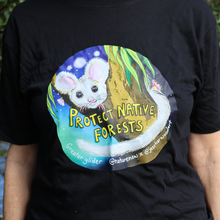 Load image into Gallery viewer, Protect Native Forests Glider T-shirt