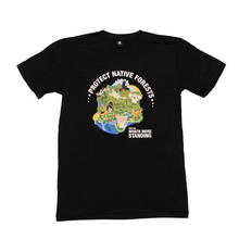 Load image into Gallery viewer, Protect Native Forests T-Shirt (Kids + Adult Sizes)
